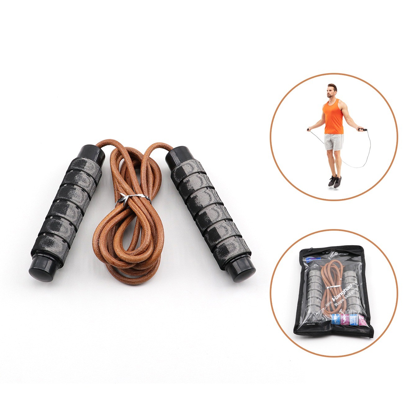 Atlanma İpi Tenzimlənən Fitness Gimnastika Atlanma İpi pirqilka